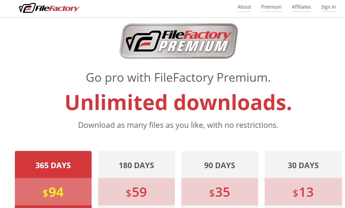 FileFactory.com Overview (with affiliate program)